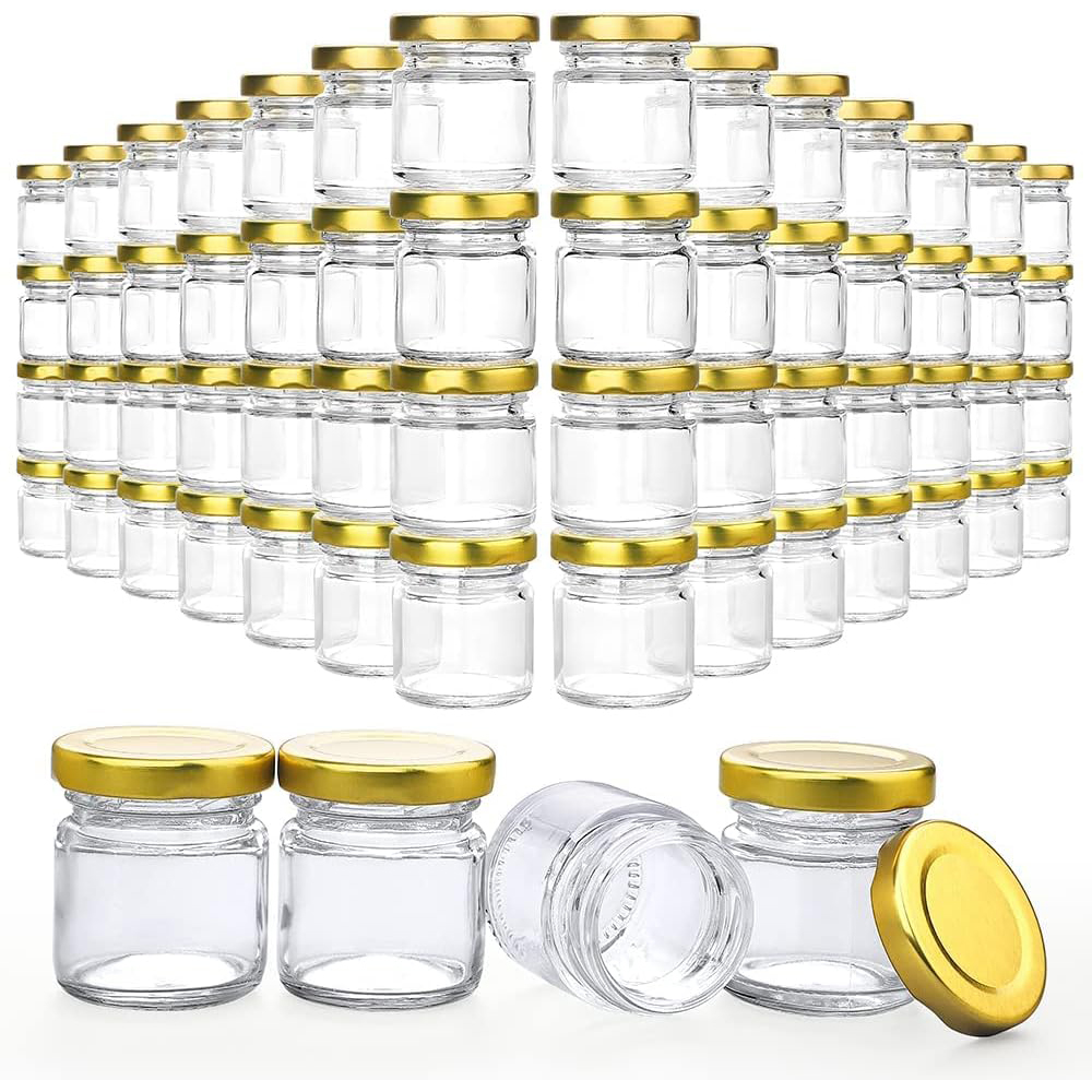 Candle Making Jars With Lids - Pequenos potes de vidro com tampas,