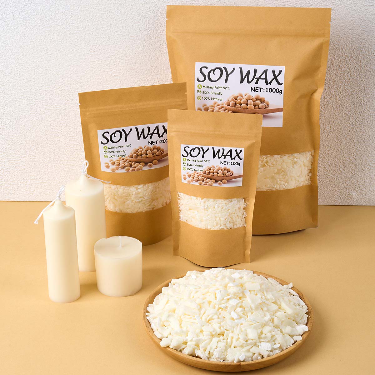 Candle Making Kits - 1 libras de cera de soja