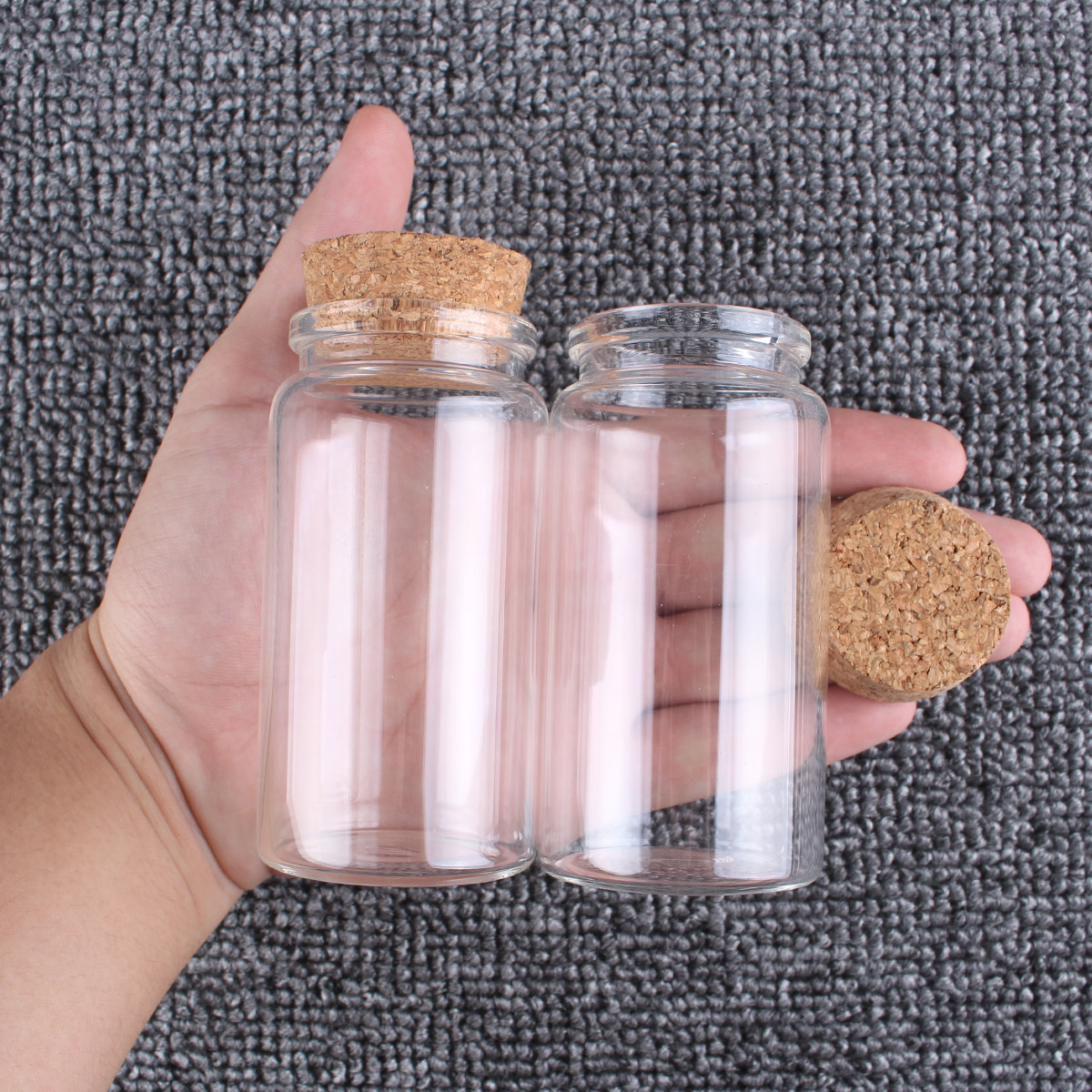 Candle Making Jars With Lids - 2 pçs/lote 50ml 60ml 80ml 100ml