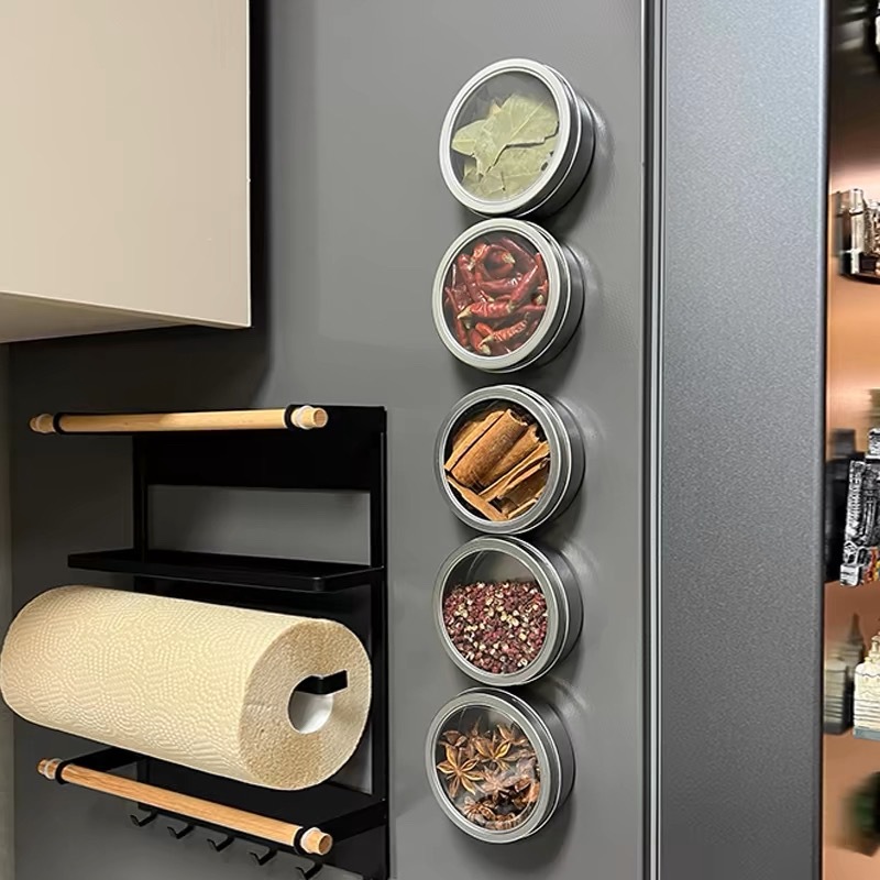 Recipientes magnéticos para es - Tin Container Lid avaliação e preço