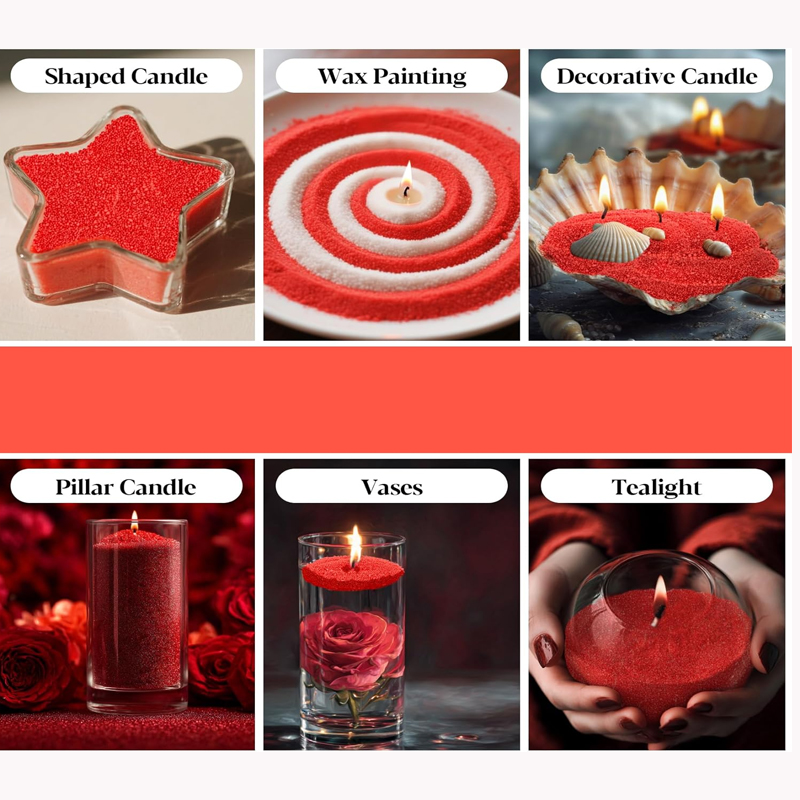 100g verde branco vermelho are - Candle Making Kits avaliação e preço