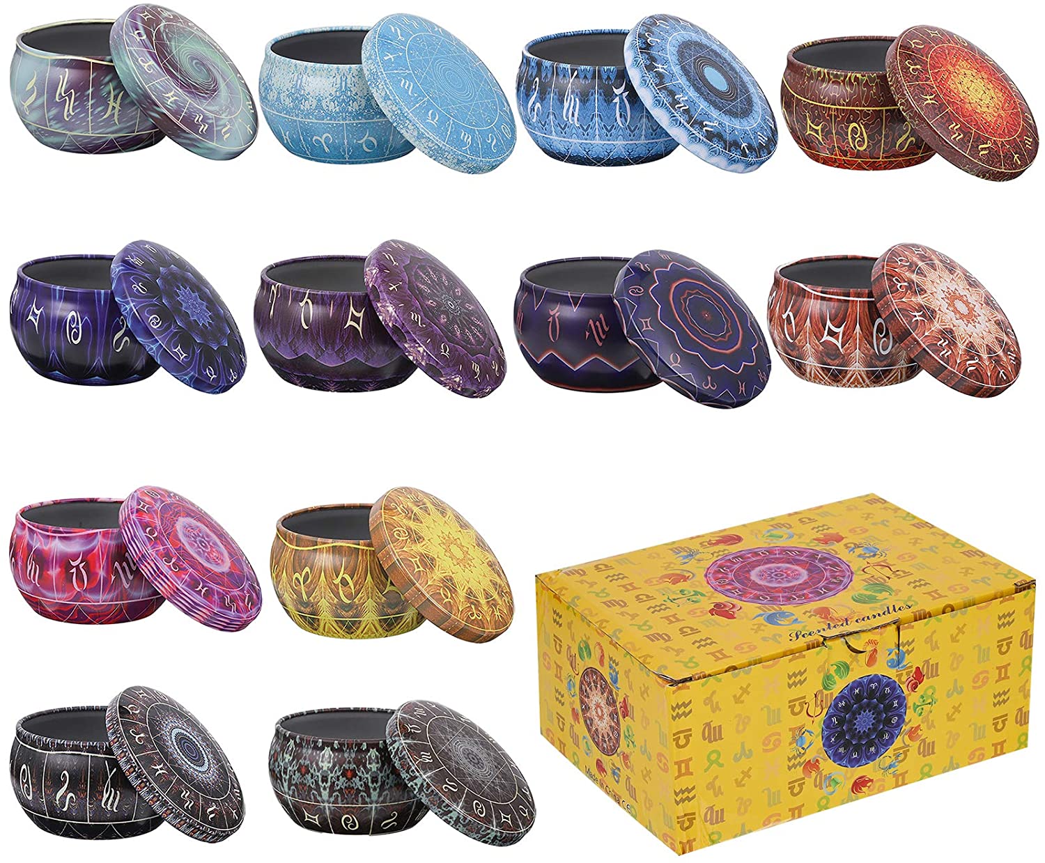 12 pacotes de latas de velas r - Candle Making Jars With Lids avaliação e preço