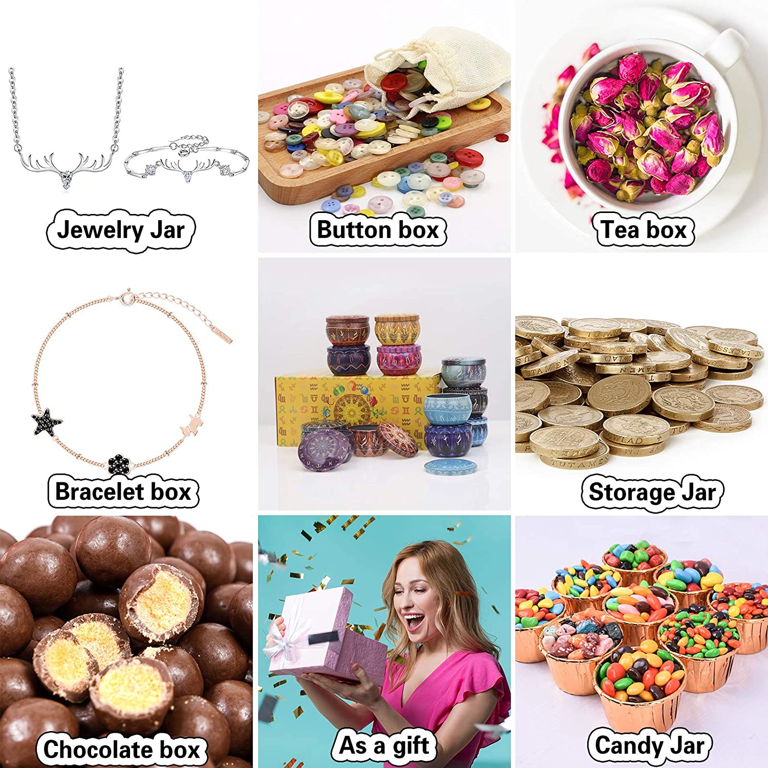 12 pacotes de latas de velas r - Candle Making Jars With Lids avaliação e preço