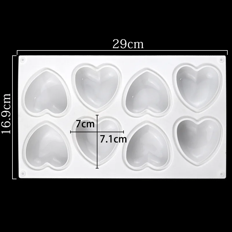 Amor coração silicone sabão mo - Candle Making Kits avaliação e preço